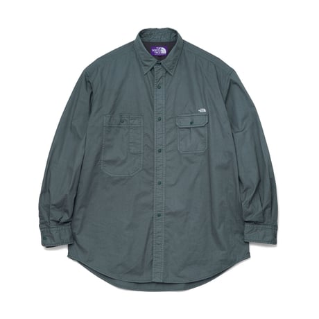 Lightweight Twill Big Work Shirt　 THE NORTH FACE PURPLE LABEL　NT3304N
