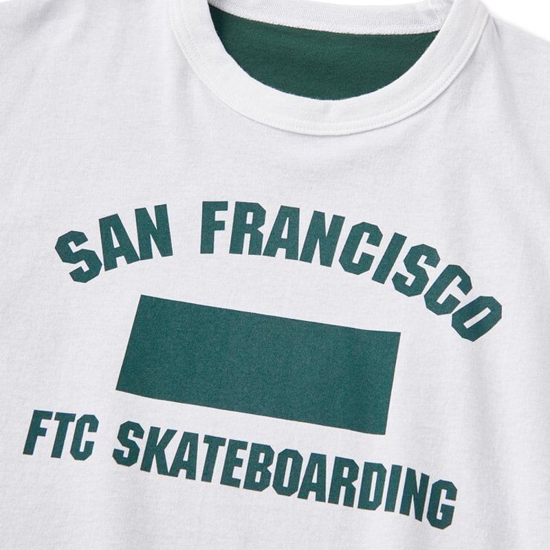 スケートボード FTC REVERSIBLE TEE WHITE FTC REVERSIBLE TEE WHITE
