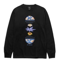 PURPLE BUDDY WE ARE THE WORLD LS TEE