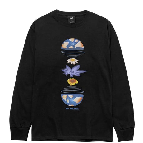 PURPLE BUDDY WE ARE THE WORLD LS TEE