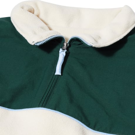 HUF X CRAILTAP CONTINENT 1/4 ZIP POLAR FLEECE