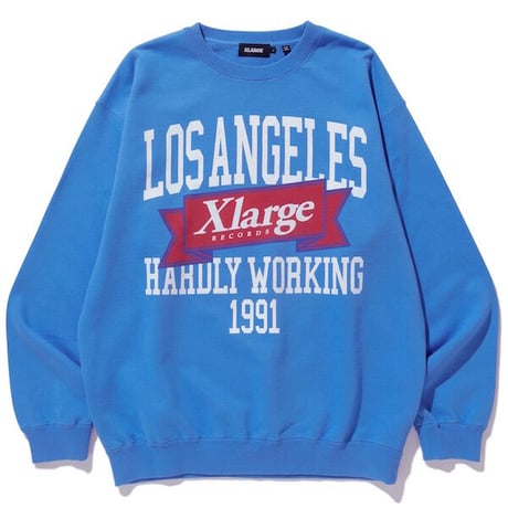 XLARGE エクストララージ XL RECORDS CREWNECK SWEAT