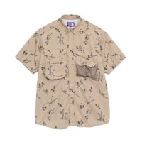 Polyester Linen Field H/S Shirt THE NORTH FACE PURPLE LABEL