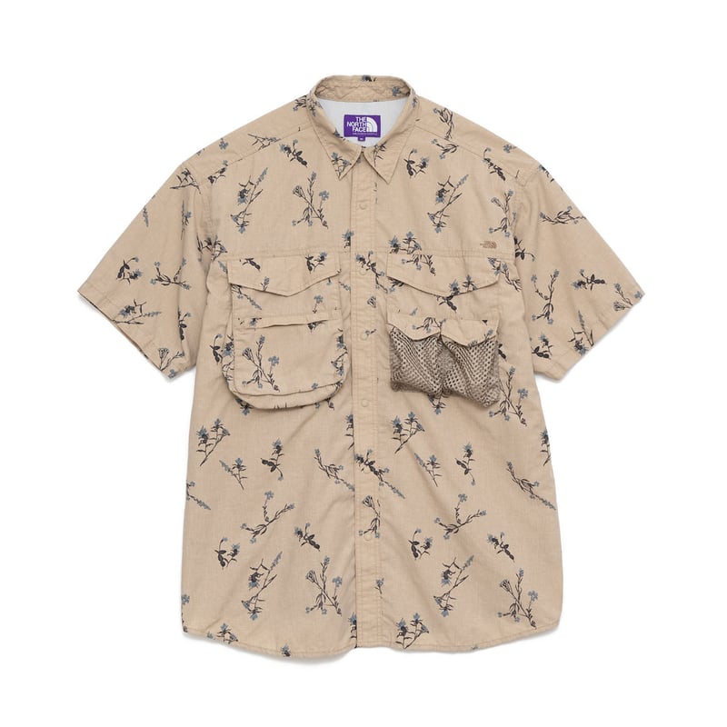 Polyester Linen Field H/S Shirt THE NORTH FACE