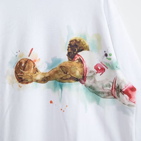 "KING OF REBOUND" HEAVY WEIGHT L/S T-SHIRT [WHITE]