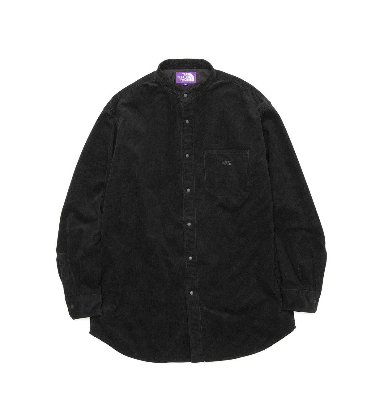 Corduroy Band Collar Shirt THE NORTH FACE PURPL