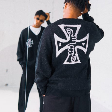 HAIGHT ( ヘイト ) GOOD BAD CROSS CARDIGAN カーディガン