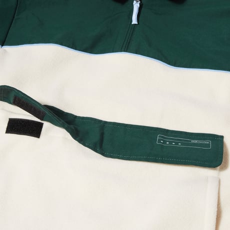 HUF X CRAILTAP CONTINENT 1/4 ZIP POLAR FLEECE
