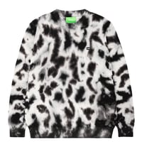 BAR LOGO TIE DYE CREW SWEATER
