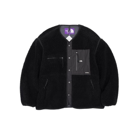 Wool Boa Fleece Field Cardigan　　 THE NORTH FACE PURPLE LABEL