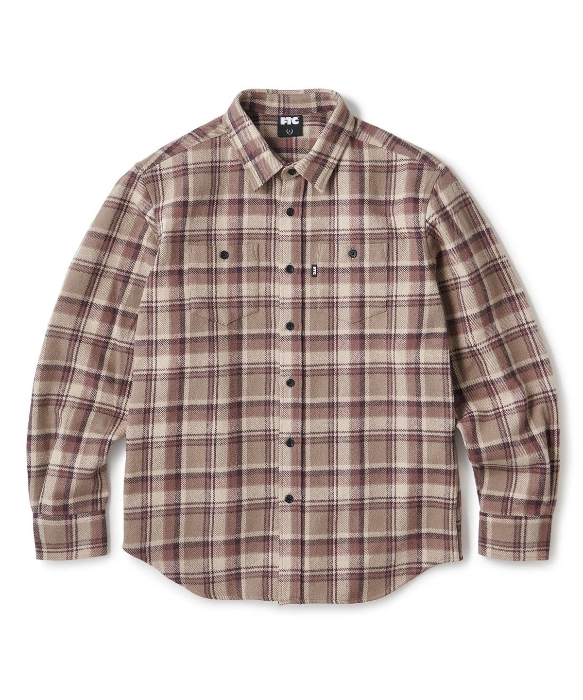 トップス Time is on PLAID HEAVY COTTON NEL SHIRT HEAVY PLAID NEL SHIRT | TIME 2 SHOCK