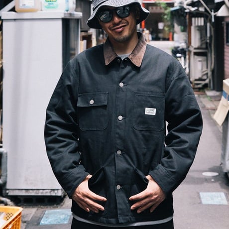 -Back Channel-COVERALL JACKET