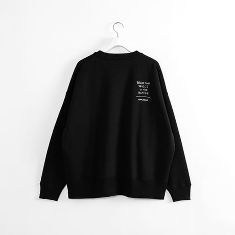 MC BATTLE" CREW SWEAT [BLACK]