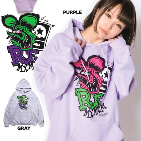 RATFINK x MxMxM “MAGICAL MOSH RATFINK” HOODIE (M1566)