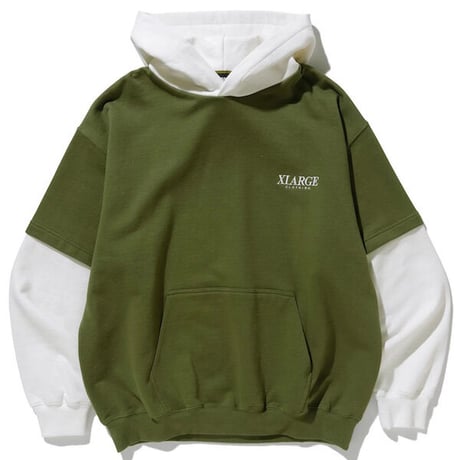 XLARGE エクストララージ LAYERED HOODED SWEAT