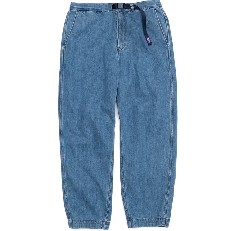 Denim Wide Tapered Pants THE NORTH FACE PURPLE...