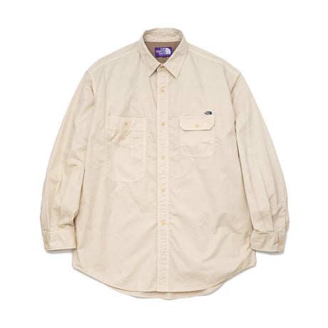 Lightweight Twill Big Work Shirt　 THE NORTH FACE PURPLE LABEL　NT3304N