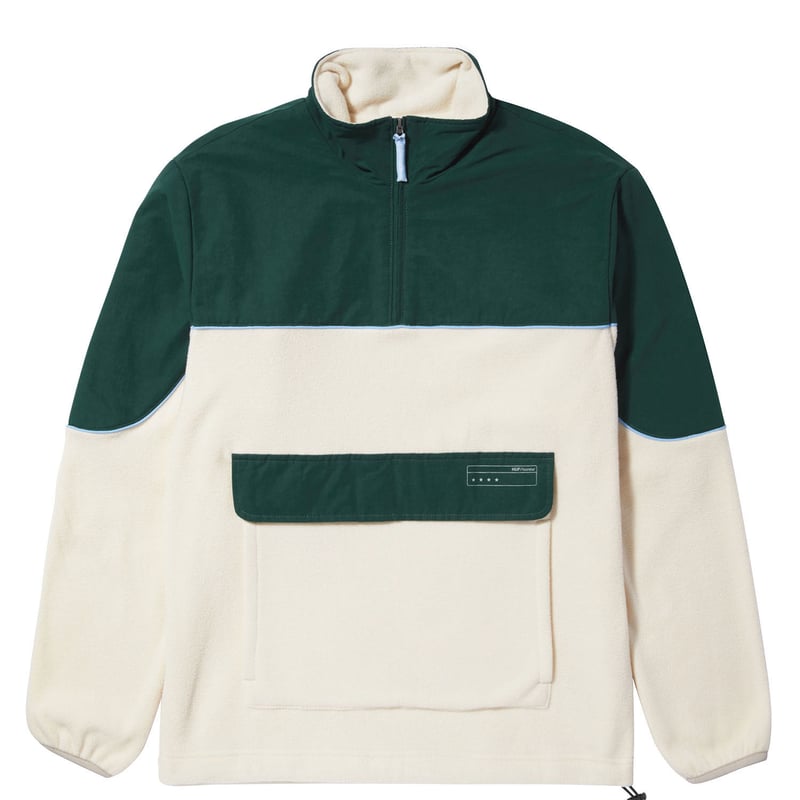 HUF X CRAILTAP CONTINENT 1/4 ZIP POLAR FLEECE |