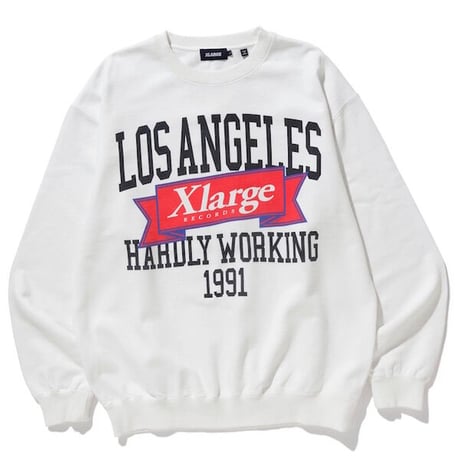 XLARGE エクストララージ XL RECORDS CREWNECK SWEAT