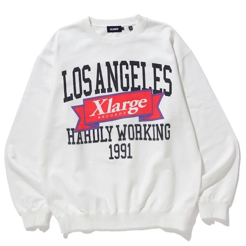 XLARGE エクストララージ XL RECORDS CREWNECK SWEAT | TIM