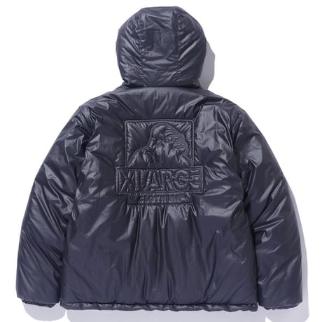 LARGE エクストララージ QUILTING LOGO HOODED PUFFER JACKET