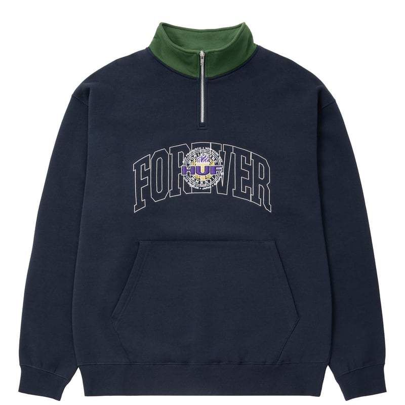 HELLRAZOR [ヘルレイザー] | TRADEMARK HALF ZIP PULLOVER - Black