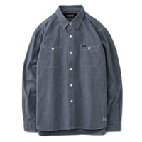 ブルコ BLUCO シャツ シャンブレー ワークシャツ 長袖シャツ シャンブレーシャツ CHAMBRAY WORK SHIRTS L/S OL-121-020