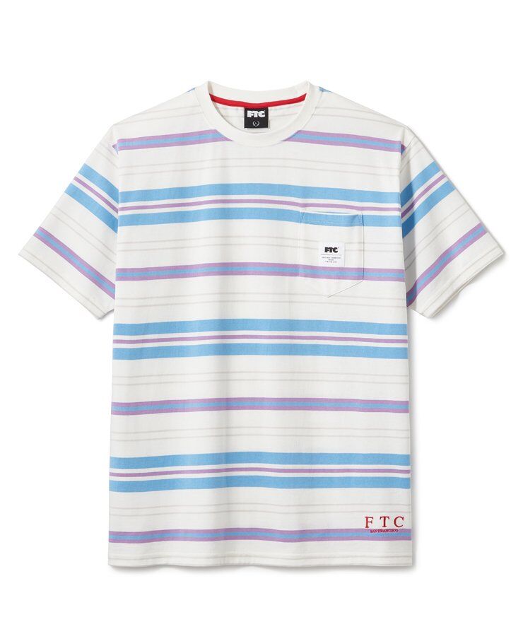 POCKET STRIPE TEE FTC022SUMSH09 | TIME 2 SHOCK