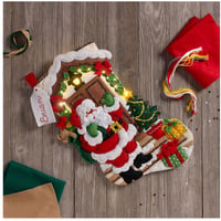 SANTA   IS    HERE STOCKING