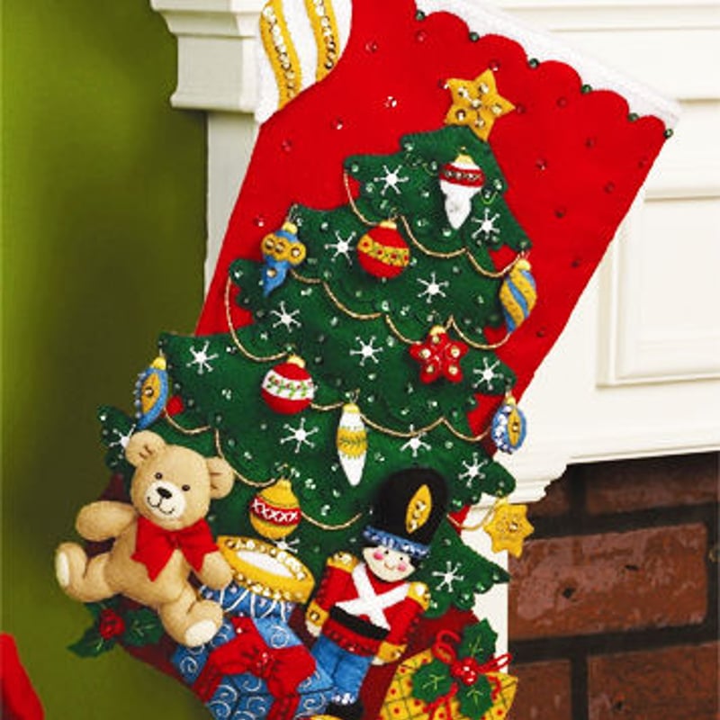 UNDER THE TREE」Bucilla ブシラ クリスマス ハンドメイド