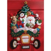 「Christmas Mail Truck」Bucilla ブシラ クリスマス ハンドメイド  フェルト オーナメント  ストッキング キット