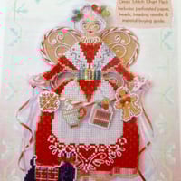 Brooke's  Books  クロスステッチチャートセット  Mrs.Claus