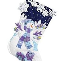 「Frosty Night」Bucilla ブシラ クリスマス ハンドメイド フェルト くつ下 ソックス  ストッキング キット