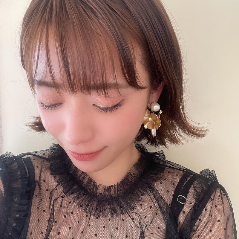 No.22 多かっ 再販☆シンプル 結び目 ピアス イヤリング
