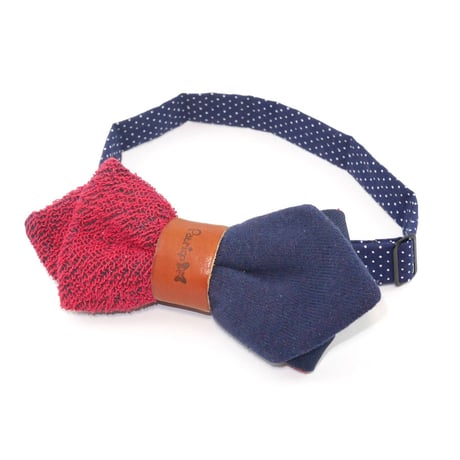 Patriqo Pile Bowtie   パイル蝶ネクタイ (ブローチ)
