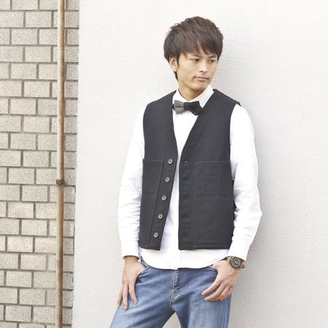 Patriqo  Chidori ×Black Bowtie 千鳥柄蝶ネクタイ (ブローチ)