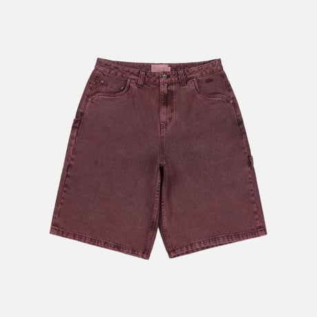 Dime Classic Denim Shorts - Wine Washed