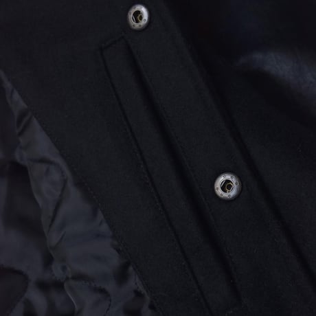 PROCLUB Heavy Weight Varsity Jacket - Black