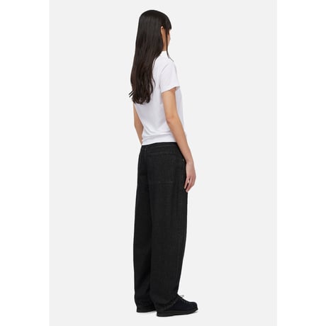 Dime Baggy Denim Pants - Black Washed