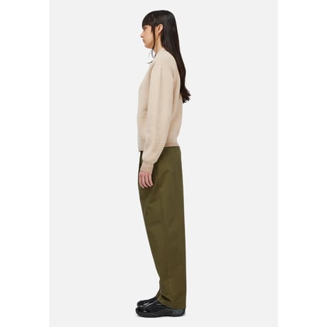 Dime Double Zip Knit - Tan