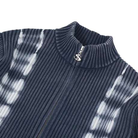 YARDSALE TIEDYE FULL ZIP - NAVY