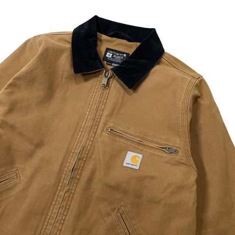US Carhartt Re-Engineered Rugged Flex Relaxed Fit Duck Detroit Jacket - Brown