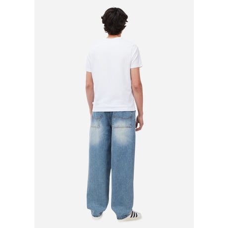 Dime Baggy Denim Pants- Sandblasted Indigo