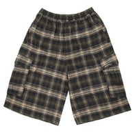 Yardsale Shoreline Plaid Shorts - Black/Grey