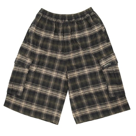 Yardsale Shoreline Plaid Shorts - Black/Grey