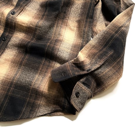 Shaka Wear Plaid Flannel Overshirts - Tan/Black