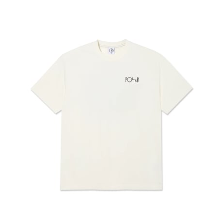 Polar Contrast Tee | Fill Logo - Ivory/Black