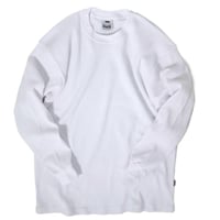 Pro Club L/S Heavyweight Thermal Crewneck  - White