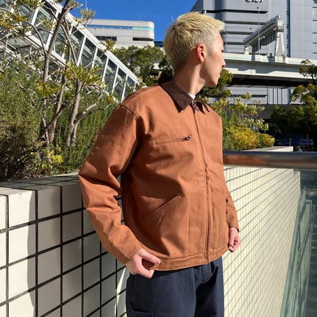 Corner Stone Duck Cloth Work Jacket - Brown
