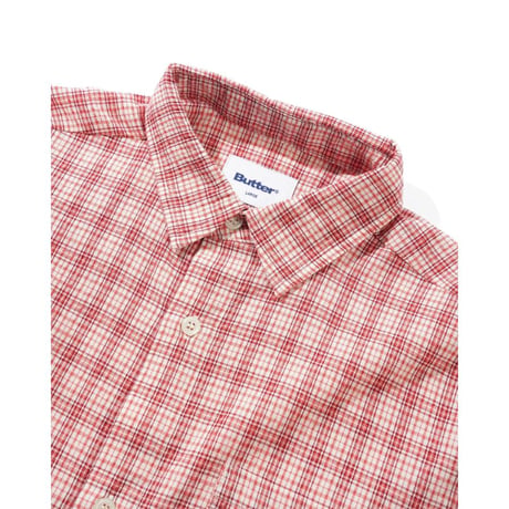 BUTTER GOODS Equipment S/S Shirt - Rhubarb